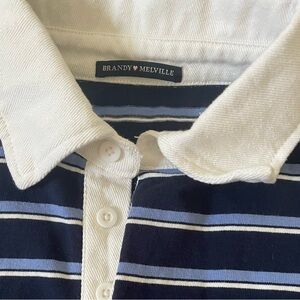 brandy melville collard shirt